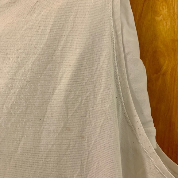 White Lululemon cross cross tank - Picture 2 of 3